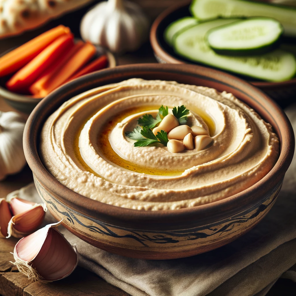 Roasted Garlic Hummus